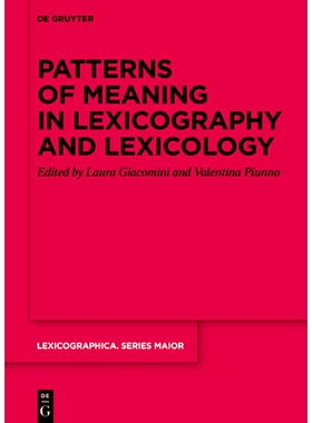 预订 Patterns of meaning in lexicography and lexicology 词汇学和词典学中的意义模式: 9783111480756