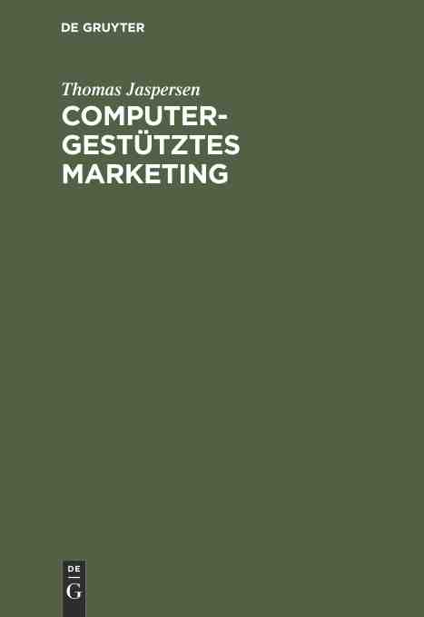 【预订】Computergestütztes Marketing 9783486242607