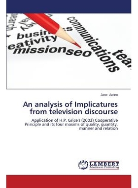 预订 An Analysis of Implicatures from Television Discourse: 9783659504495