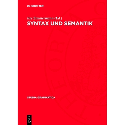 预订 Syntax und Semantik: 9783112712009
