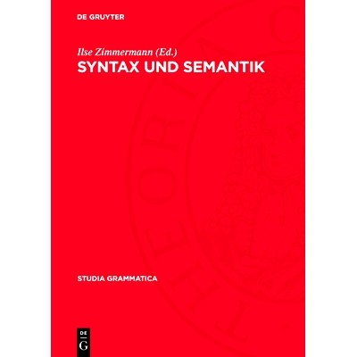 预订 Syntax und Semantik: 9783112712009