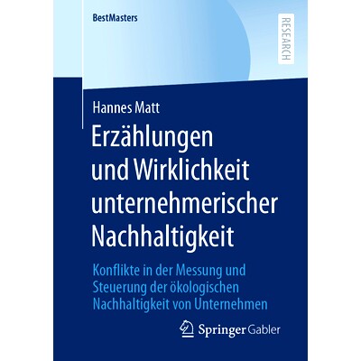 预订 Erzählungen Und Wirklichkeit Unternehmerischer Nachhaltigkeit: Konflikte in Der Messung Und Steuerung Der Ökologi