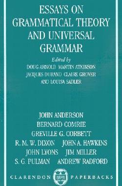 【预订】Essays on Grammatical Theory and Universal Grammar