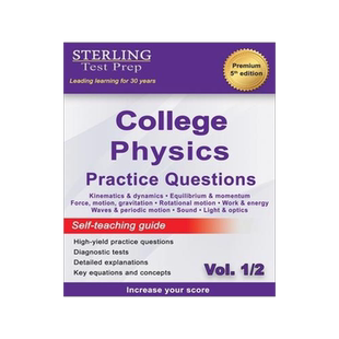 [预订]Sterling Test Prep College Physics Practice Questions: Vol. 1, High Yield College Physics Questions  9781954725768