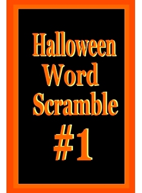 预订 Halloween Word Scramble Puzzle Book #1: 9798487640314