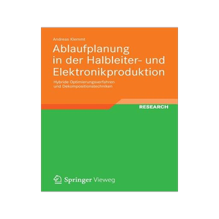 预订 Ablaufplanung in der Halbleiter- und Elektronikproduktion