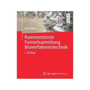 预订 Kommentierte Formelsammlung Bioverfahrenstechnik