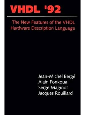预订 VHDL ’92: The New Features of the VHDL Hardware Description Language: 9780792393566