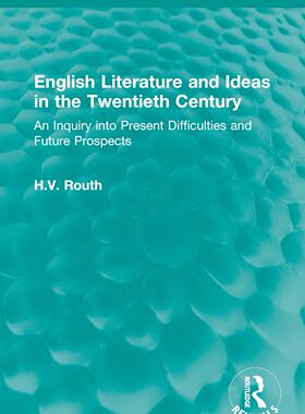 [预订]English Literature and Ideas in the Twentieth Century 9781032536262