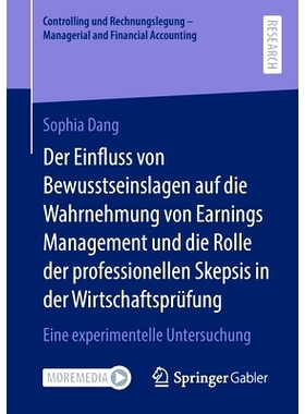 预订 Der Einfluss von Bewusstseinslagen auf die Wahrnehmung von Earnings Management und die Rolle der professionellen Sk