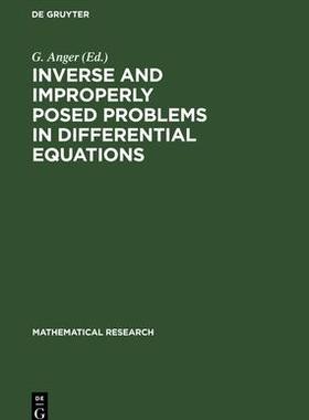 [预订]Inverse and Improperly Posed Problems in Differential Equations 9783112480274