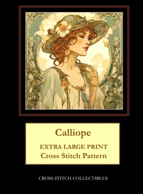 预订 Calliope: Extra Large Print Cross Stitch Pattern: 9798323141203