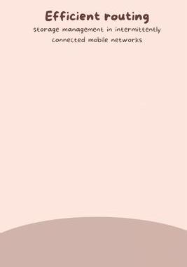 [预订]Efficient routing and storage management in intermittently connected mobile networks 9788103296445