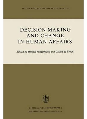 预订 Decision Making and Change in Human Affairs: Proceedings of the Fifth Research Conference on Subjective Probability