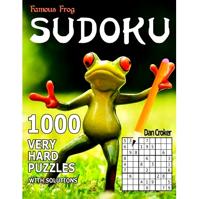 预订 Famous Frog Sudoku 1,000 Very Hard Puzzles: A Sharper Pencil Series Book: 9781535539180