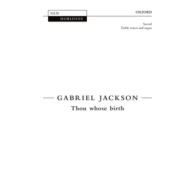 预订 Thou whose birth 你的诞生: 9780193359895