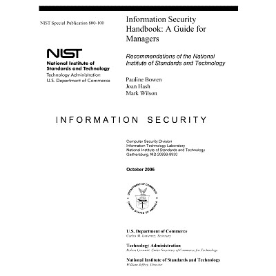 预订 Information Security Handbook: A Guide for Managers - Recommendations of the National Institute of Standards and Te