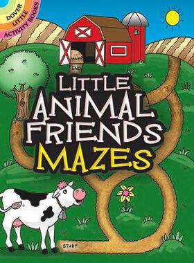 【预订】Little Animal Friends Mazes