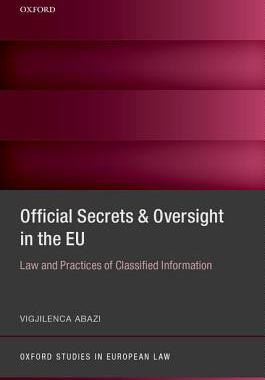 【预订】Official Secrets and Oversight in the EU