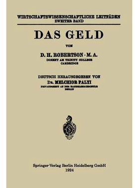 预订 Das Geld: 9783662349656