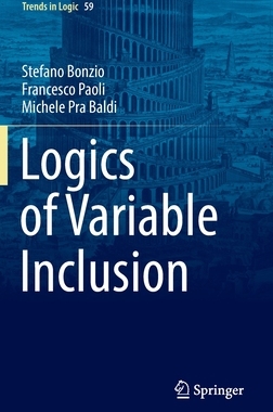 【预订】Logics of Variable Inclusion 9783031042966