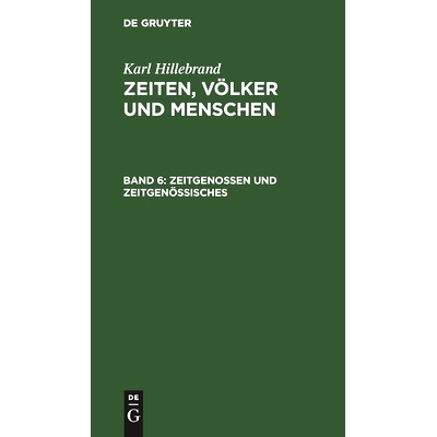 预订 Zeitgenossen und Zeitgenössisches: 9783112378557