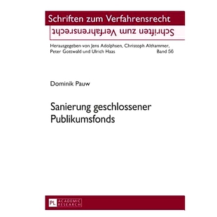 预订 Sanierung geschlossener Publikumsfonds: 9783631676394