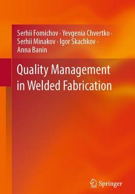 [预订]Quality Management in Welded Fabrication 9783031347993