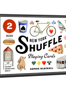 【预订】New York Shuffle Playing Cards: Two Standard Decks