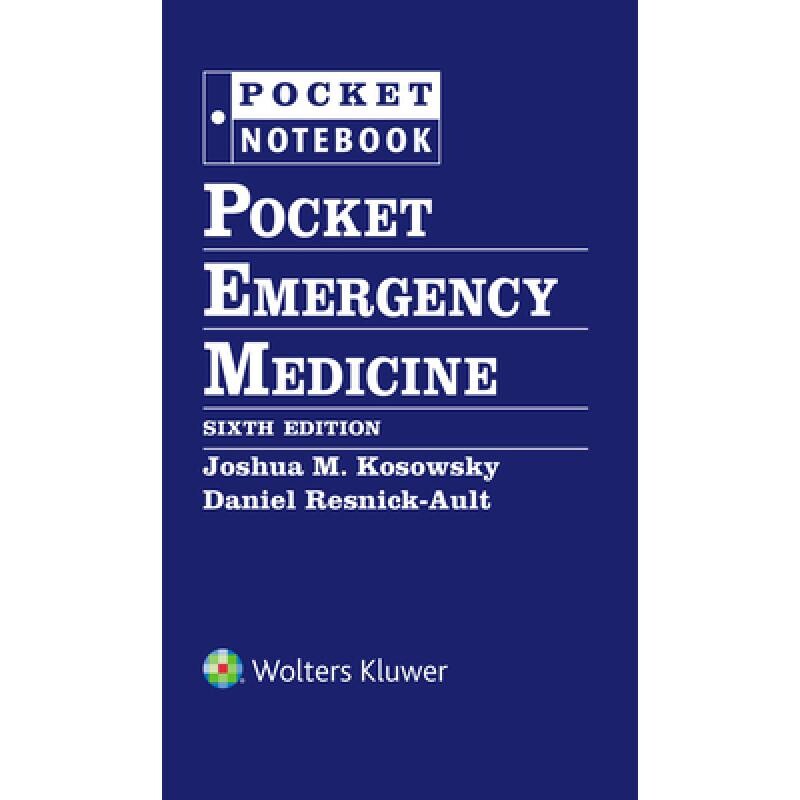 预订 Pocket Emergency Medicine 急诊医学口袋书 9781975258184