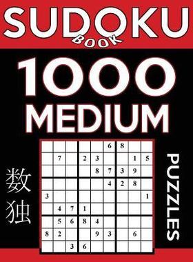 [预订]Sudoku Book 1,000 Medium Puzzles: Sudoku Puzzle Book With Only One Level of Difficulty 9781542891295