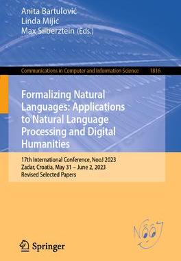 预订 Formalizing Natural Languages: Applications to Natural Language Processing and Digital Humanities