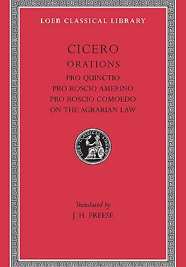 【预订】Pro Quinctio. Pro Roscio Amerino. Pro Roscio Comoedo. On the Agraria 9780674992658