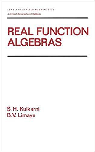 【预售】Real Function Algebras