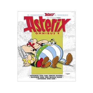 英文原版 高卢英雄历险记 25-27 合订本 卷九 儿童漫画 Asterix Omnibus 9 征服大壕沟 奥德赛之旅 阿斯特克斯的儿子