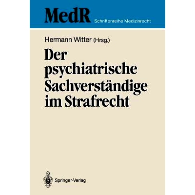 预订 Der psychiatrische Sachverständige im Strafrecht: 9783540178859
