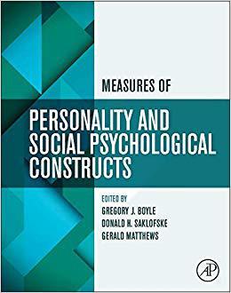 【预售】Measures of Personality and Social Psychological Constructs
