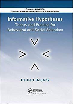【预订】Informative Hypotheses: Theory and Practice for Behavioral and Social Scientists