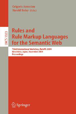 【预订】Rules and Rule Markup Languages for the Semantic Web