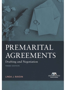 预订 Premarital Agreements: Drafting and Negotiation, Third Edition 婚前协议：起草与谈判，第三版: 9781639053421