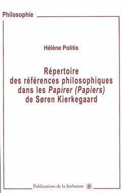 [预订]Répertoire des références philosophiques dans les Papirer (Papiers) de Soren Kierkegaard 9782859445416