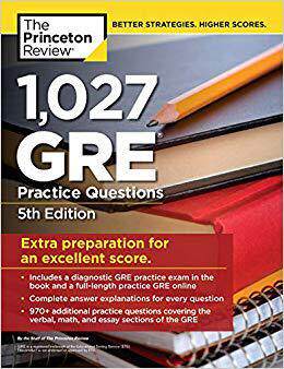 [预订]1,027 GRE Practice Questions, 5th Edition: GRE Prep for an Excellent Score 9780525567592
