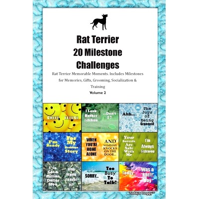 预订 Rat Terrier 20 Milestone Challenges Rat Terrier Memorable Moments. Includes Milestones for Memories, Gifts, Groomin