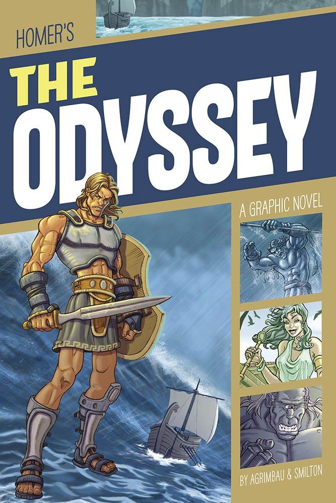 奥德赛 儿童漫画版 图像小说 荷马史诗 英文原版 the odyssey