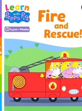 预订 Learn with Peppa Phonics Level 4 Book 9 - Fire and Rescue! (Phonics Reader): 9780241576502