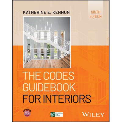 预订 The Codes Guidebook for Interiors, Ninth Edition 室内设计法规指南 第9版 9781394281145