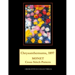 预订 Haystacks, Midday: Monet Cross Stitch Pattern: 9781792900976