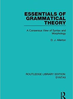 【预售】Essentials of Grammatical Theory