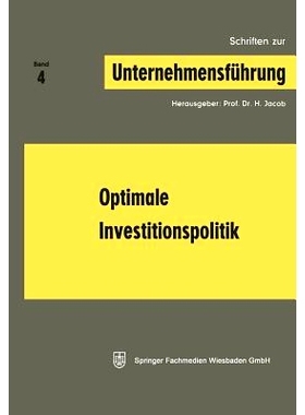 预订 Optimale Investitionspolitik: 9783663008873