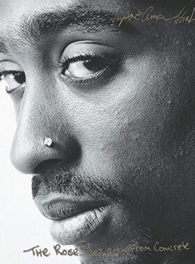 现货 英文原版 2Pac诗集 盛开在钢筋水泥中的玫瑰 平装 Tupac Shakur: The Rose That Grew from Concrete 自传回忆录 说唱 歌词集